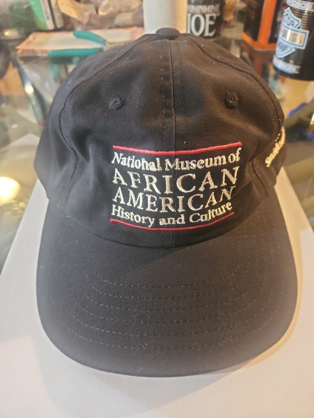 MUSEUM OF AFRICAN AMERICAN HISTORY/CULTURE Black Strap SMITHSONIAN BASEBALL HAT